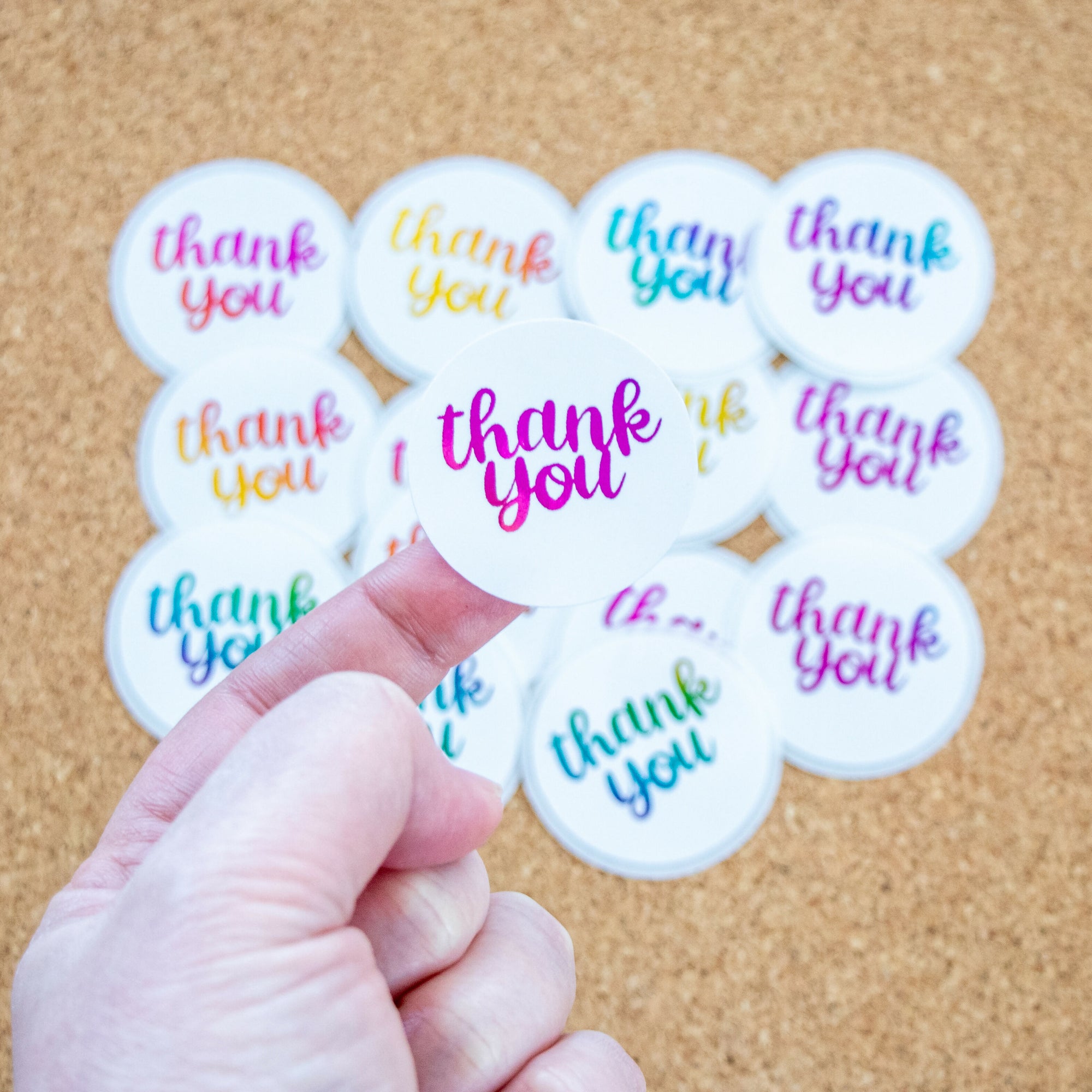 Created by LDBankey | Thank You Stickers 1.5 inch