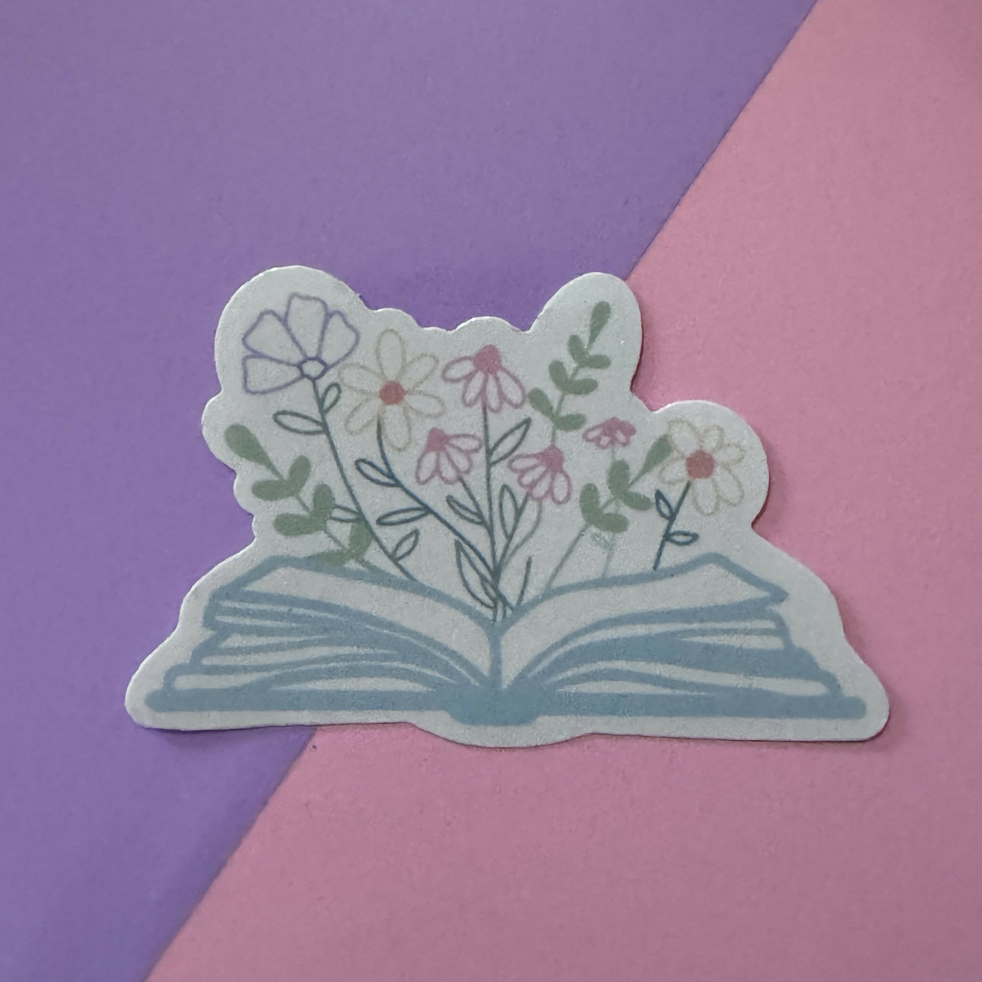 Artistic Xpressions | Floral Book Sticker