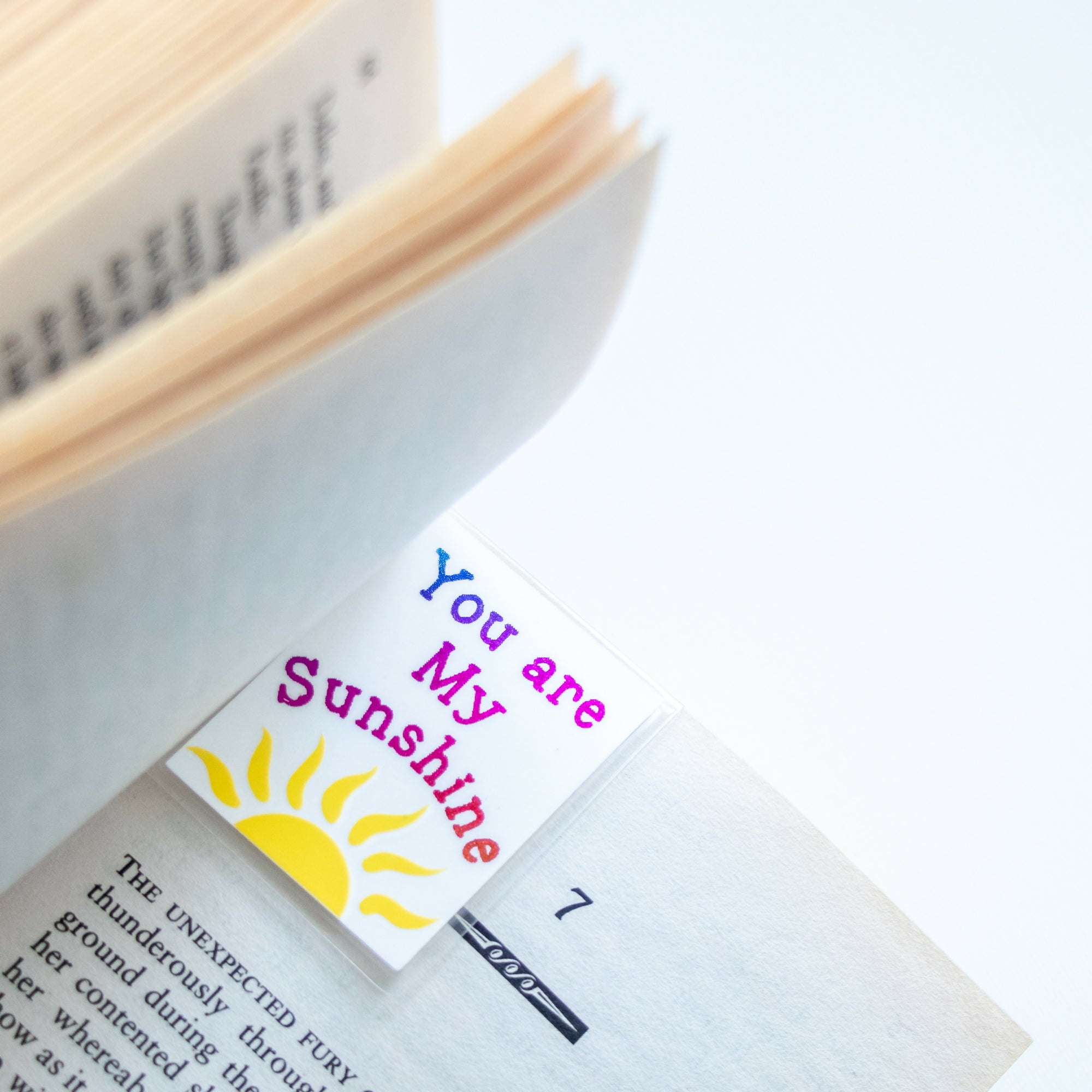 Created by LDBankey | Rainbow Foil You are My Sunshine Magnetic Bookmarks