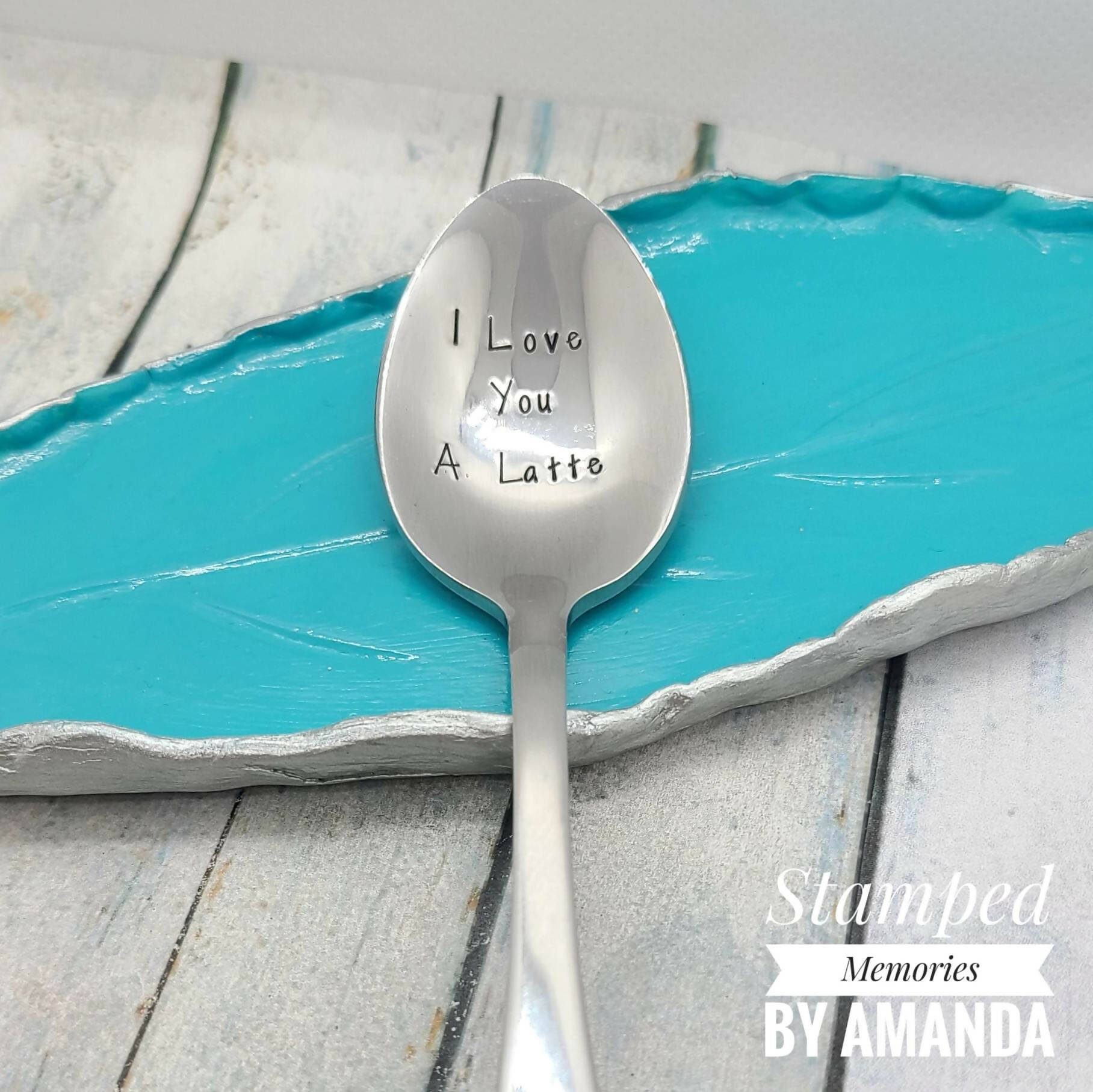 Stamped Memories by Amanda | I Love You A Latte Spoon