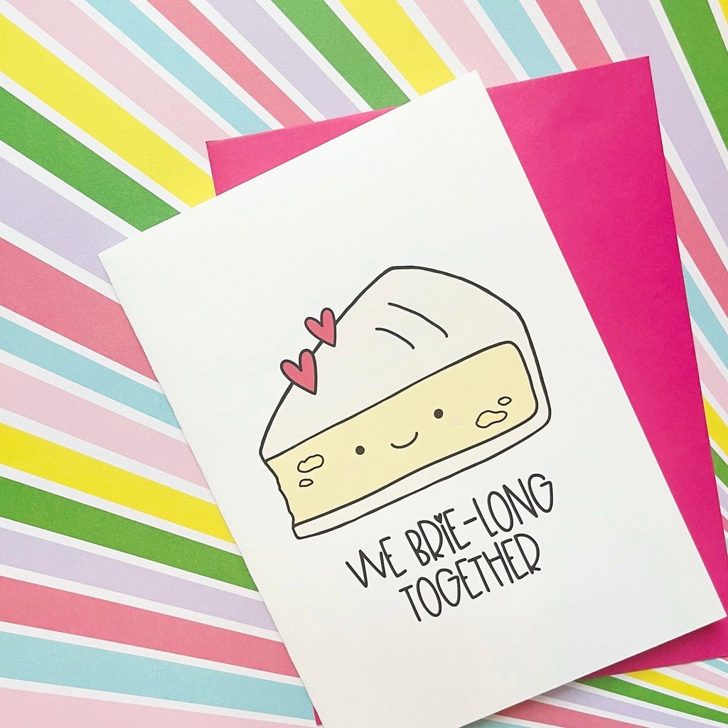 Splendid Greetings | Punny Cards | We Brie-Long Together