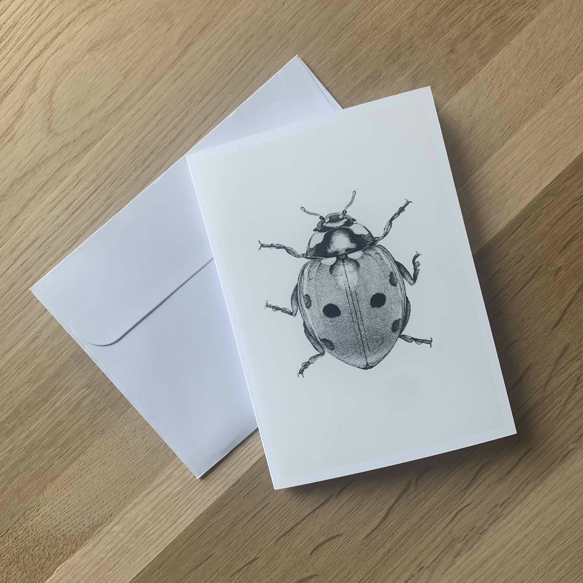 Lisa Mitchell Art | Ladybug Art Card