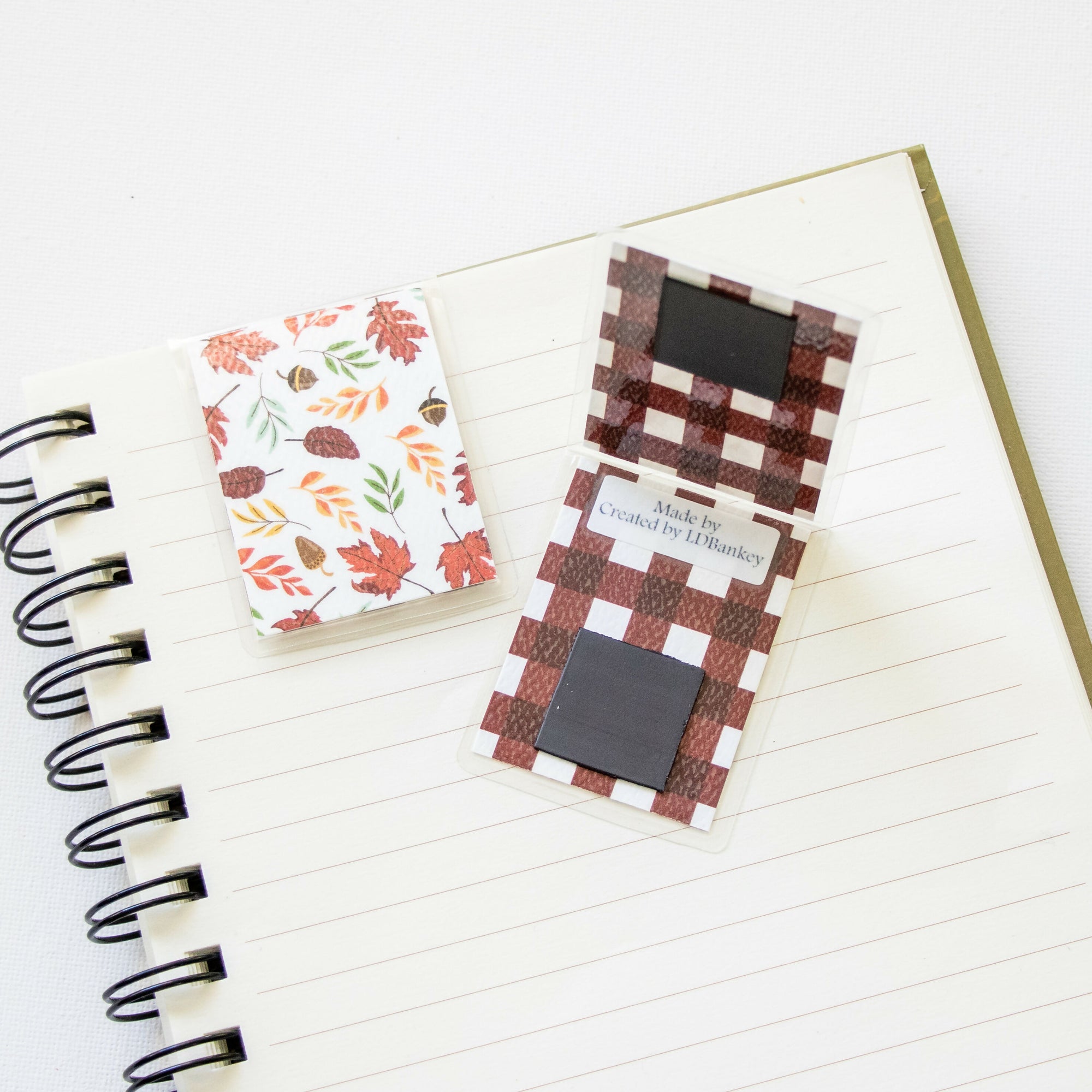 Created by LDBankey | Fall Leaves Magnetic Bookmark