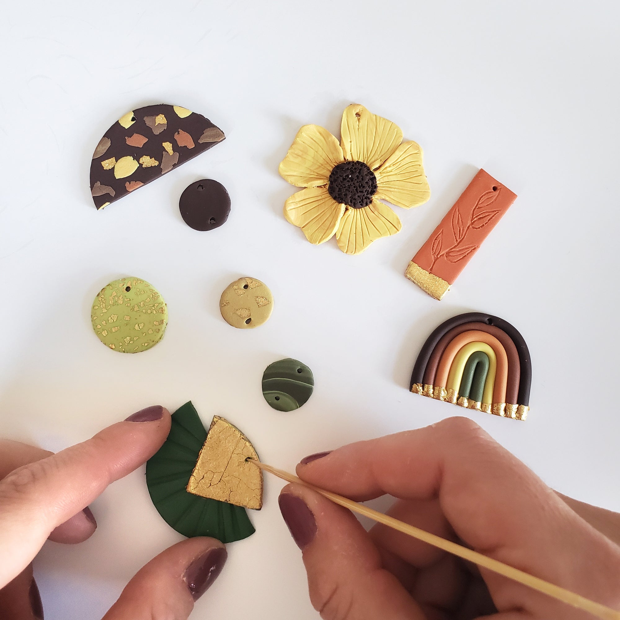 DewDrop Inc.  | DIY Polymer Clay Earth Tones Earring Kit