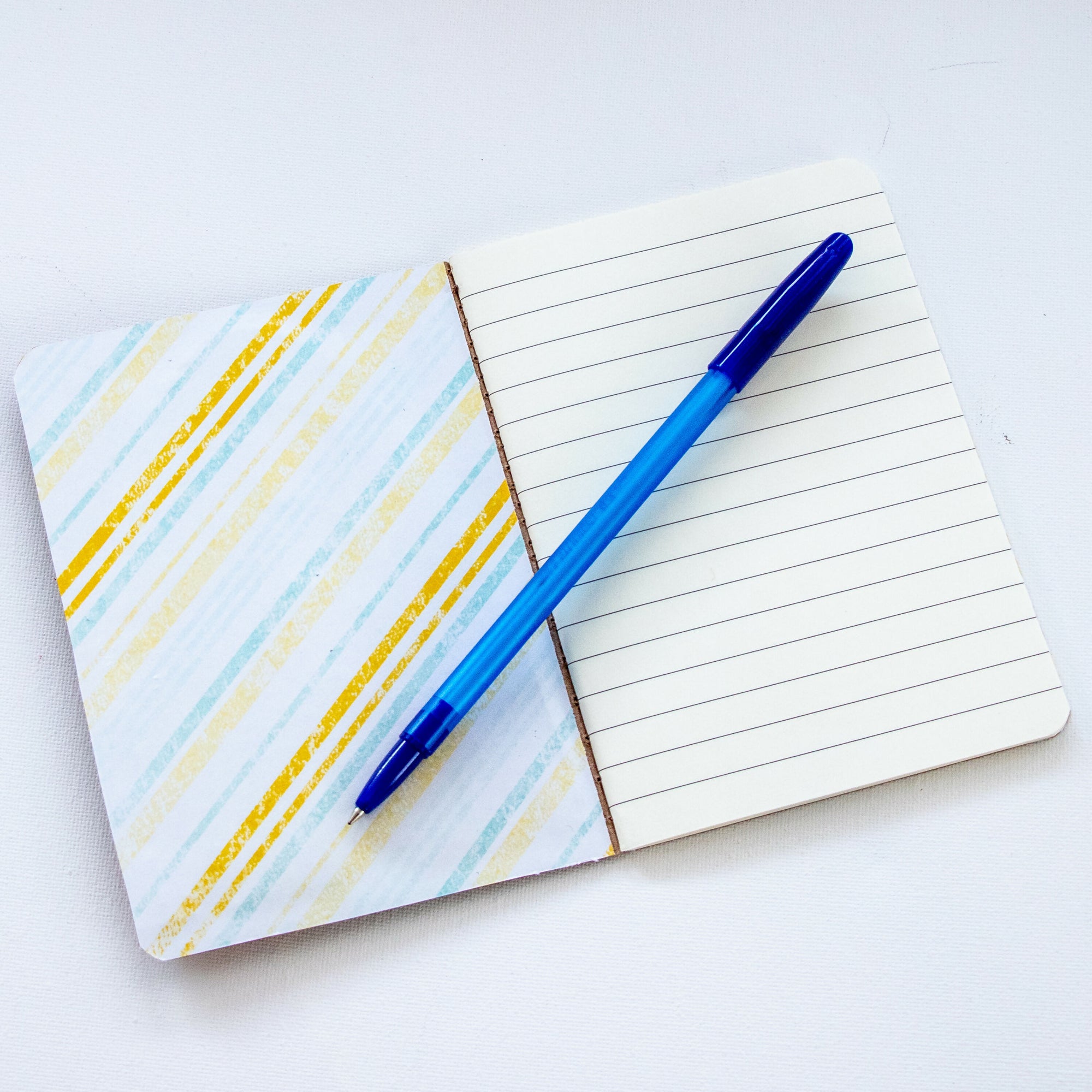 Yellow Stripe Inside with Pen