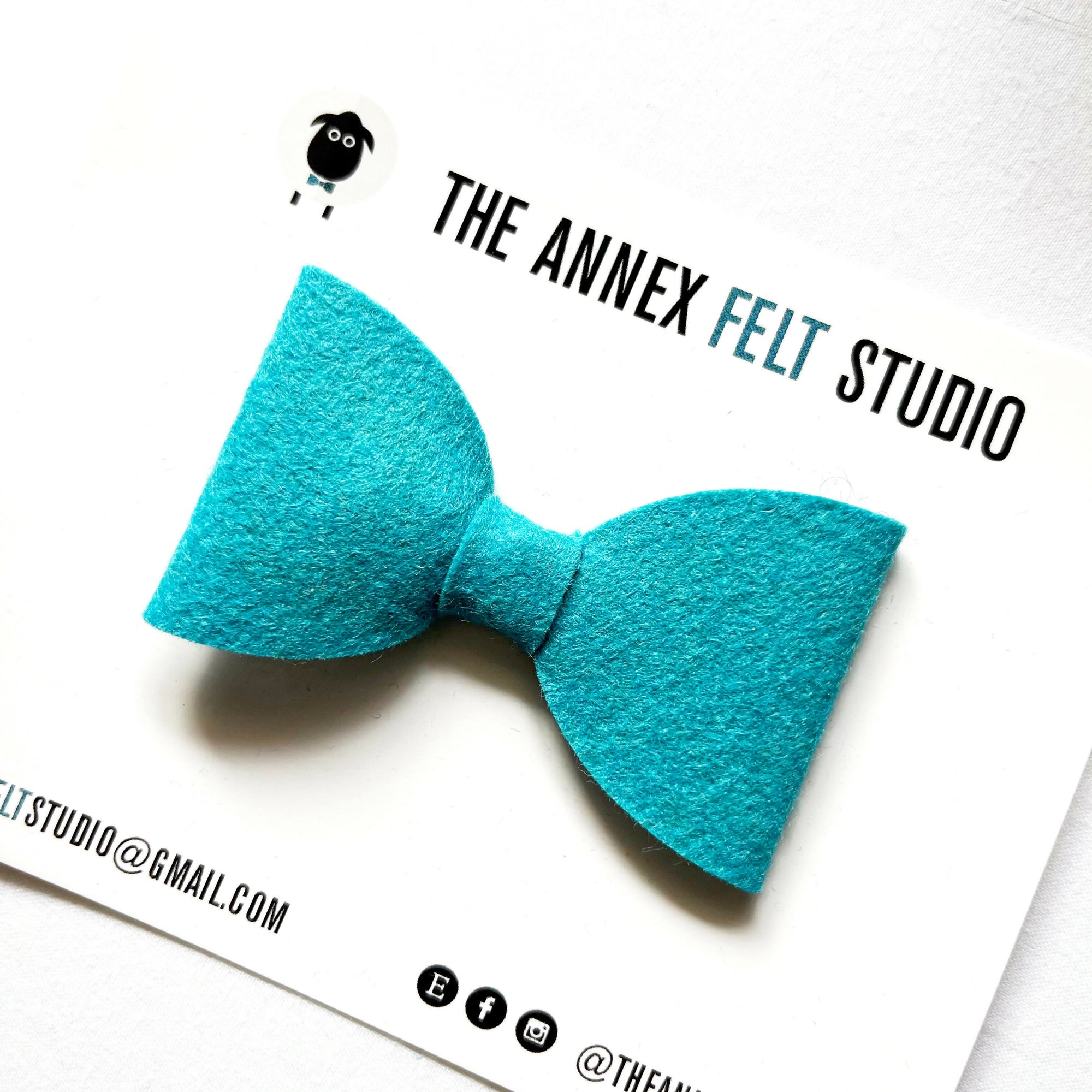 The Annex Felt Studio | Felt Clip-On Bow Tie