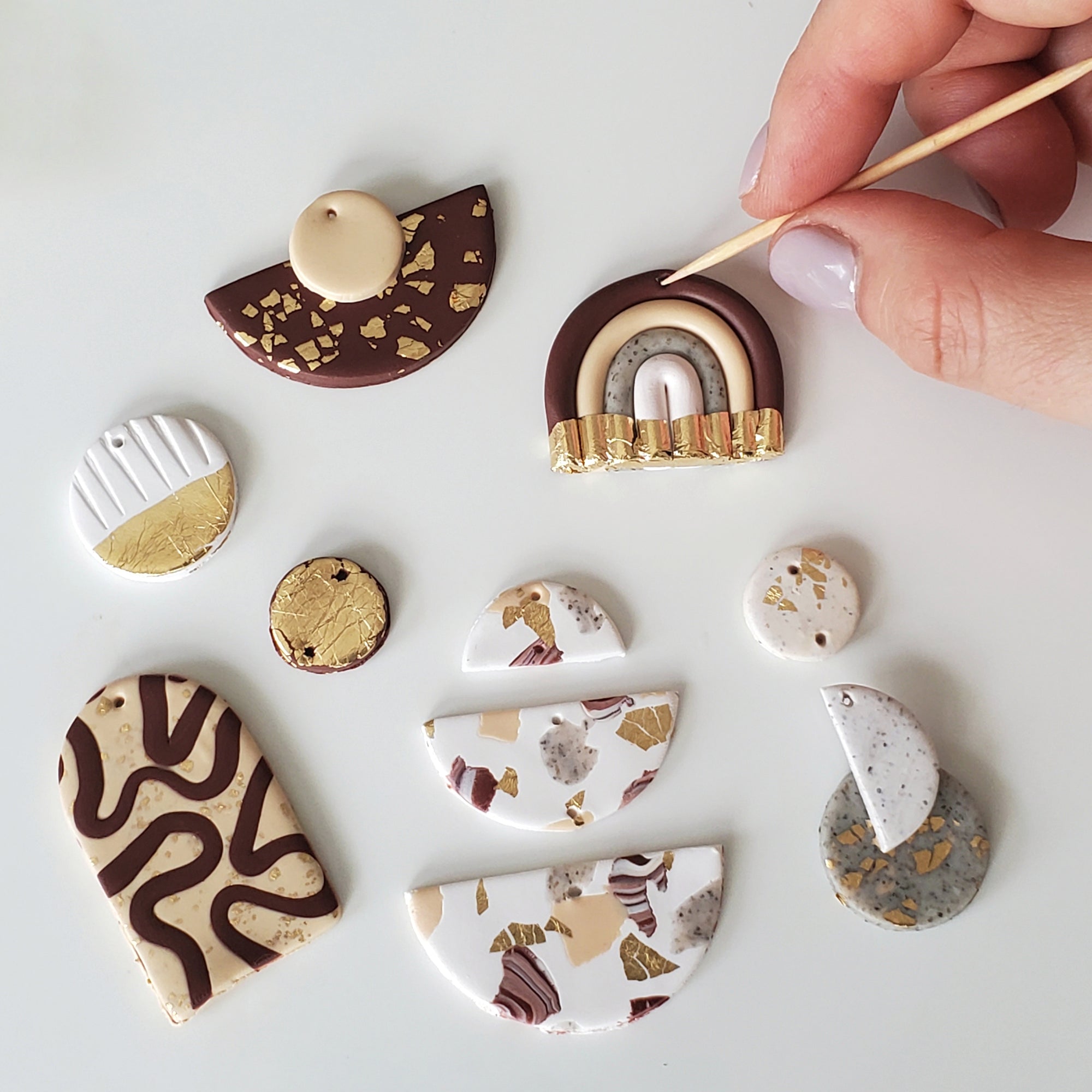 DewDrop Inc.  | DIY Polymer Clay Neutral Earring Kit