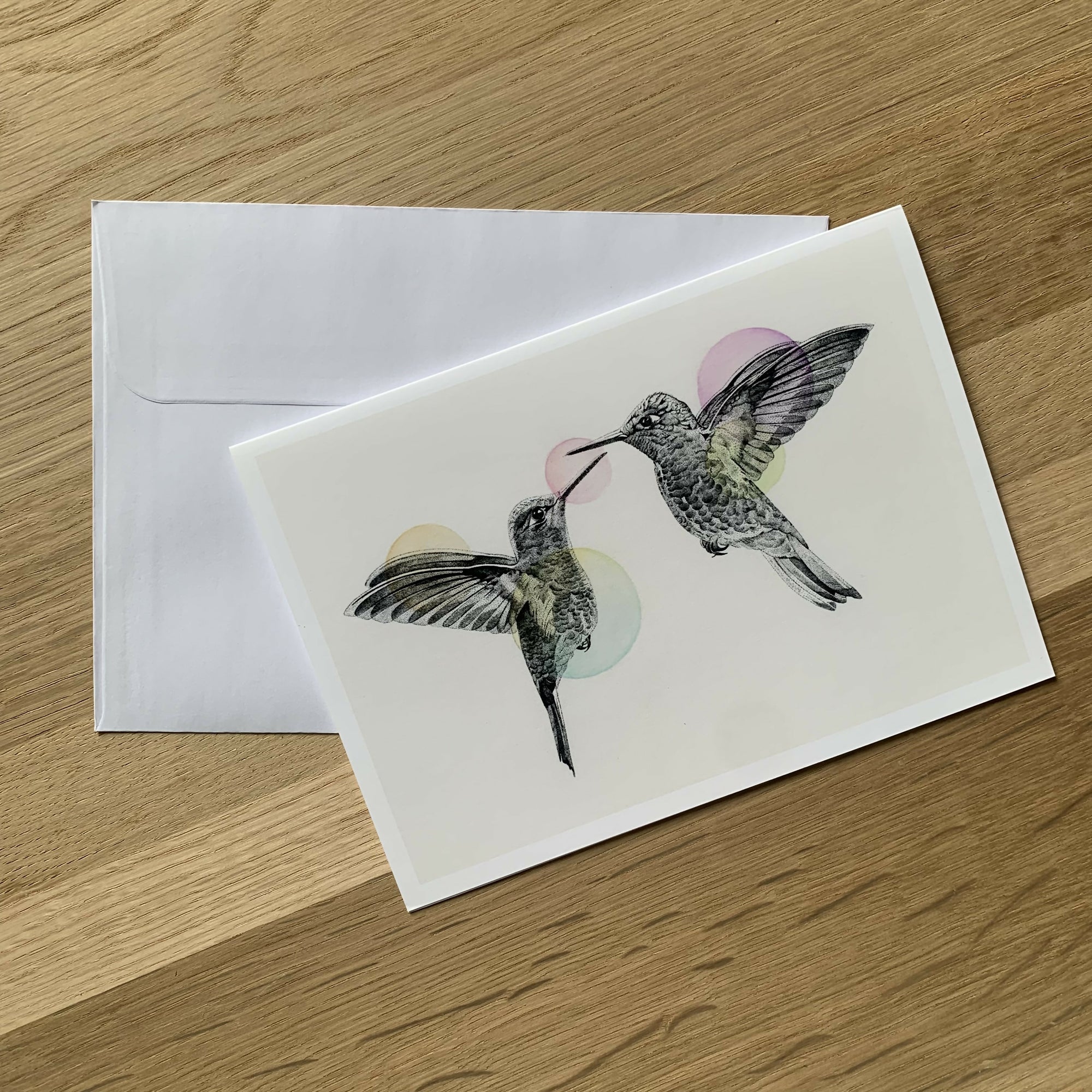 Lisa Mitchell Art | Hummingbird Art Card