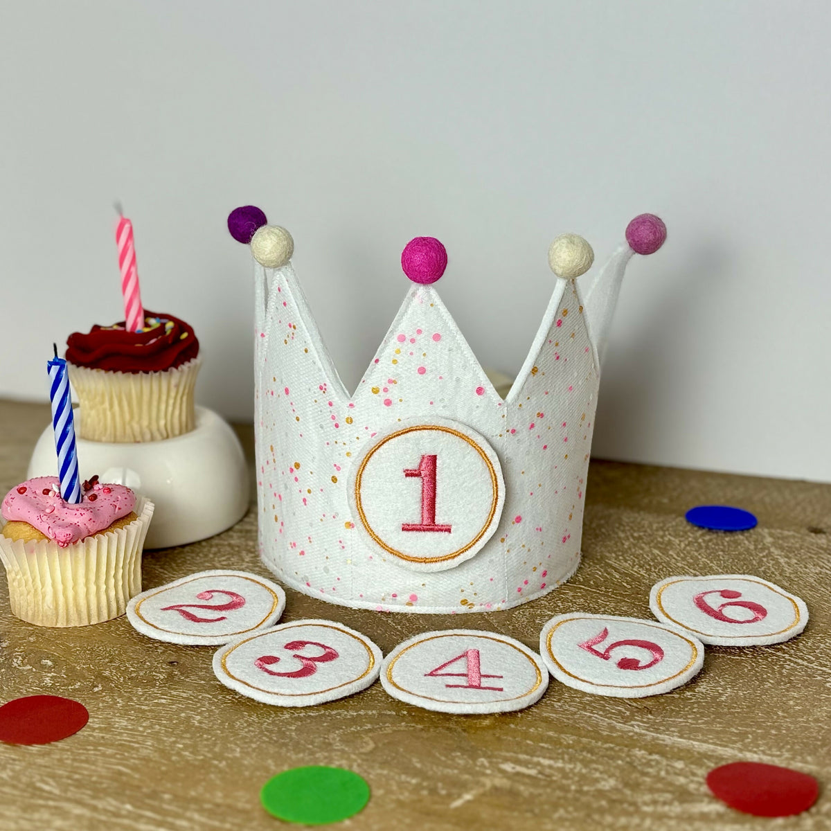 Little Sprout By Sarah | Pink Speckle Changeable Age Crown