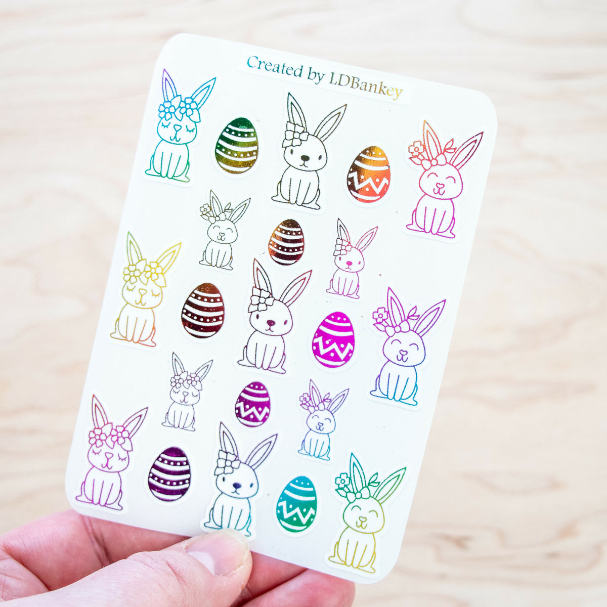 Easter Sticker Sheets 1