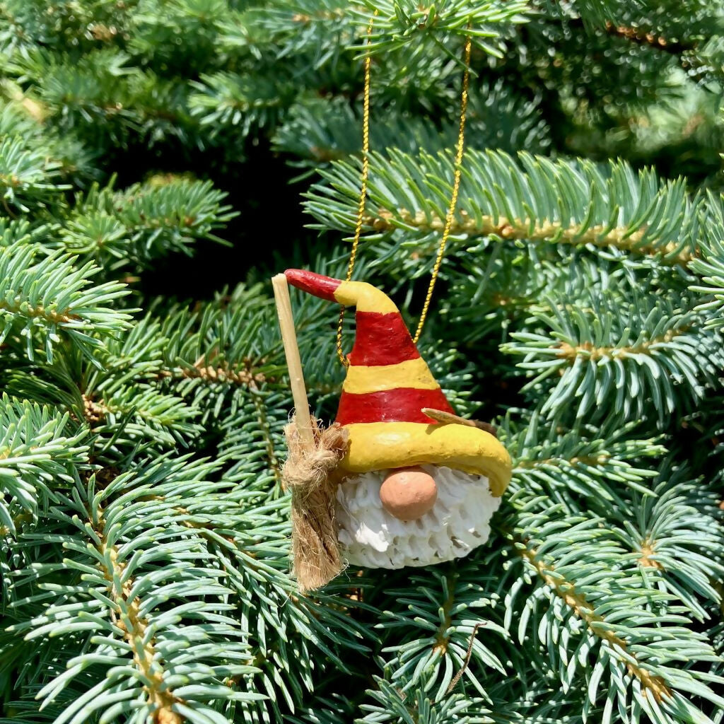 Garden Giftmaker | Wizard Games Clay Gnome Hanging Ornament