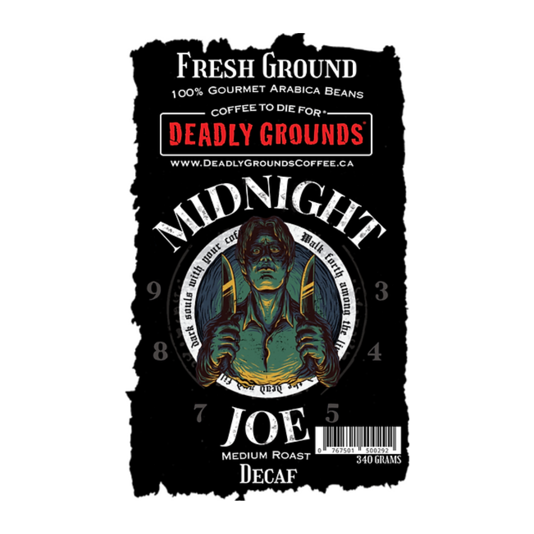Deadly Grounds | Midnight Joe Decaf - Medium Roast
