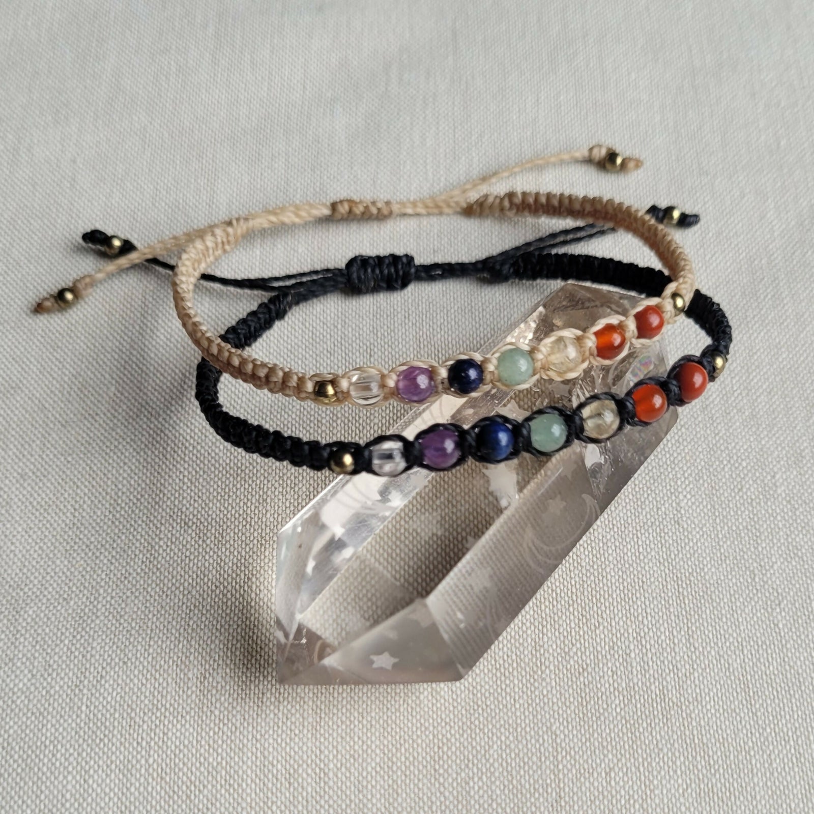 Dark Horse Designs | Chakra Macrame Bracelet