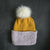 Namarie Knits | Two-Toned Faux Fur Pom Pom Hat