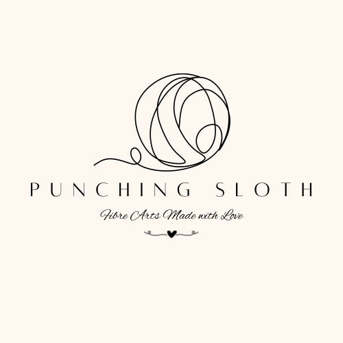 PUNCHING SLOTH | Micro Crochet Earring -Sunflower