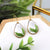 BubblePop | Handmade resin earrings with pressed Ferns