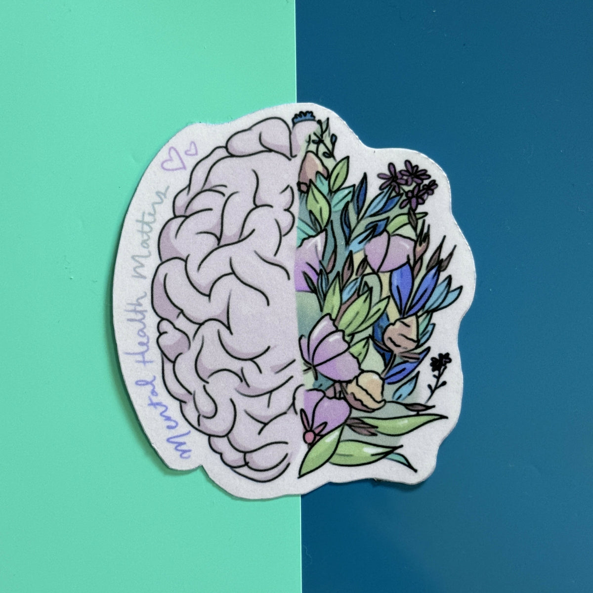 Artistic Xpressions | Mental Health Brain Sticker