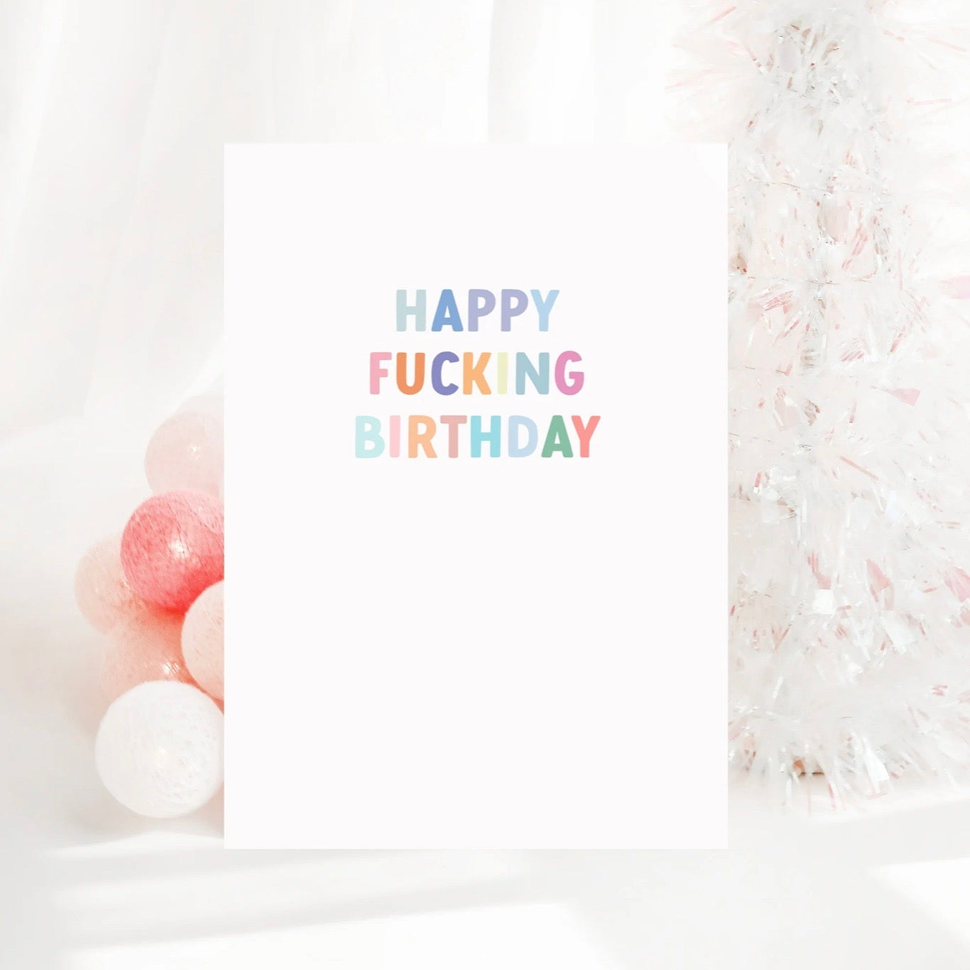 Creativien | Happy Fucking Birthday Card