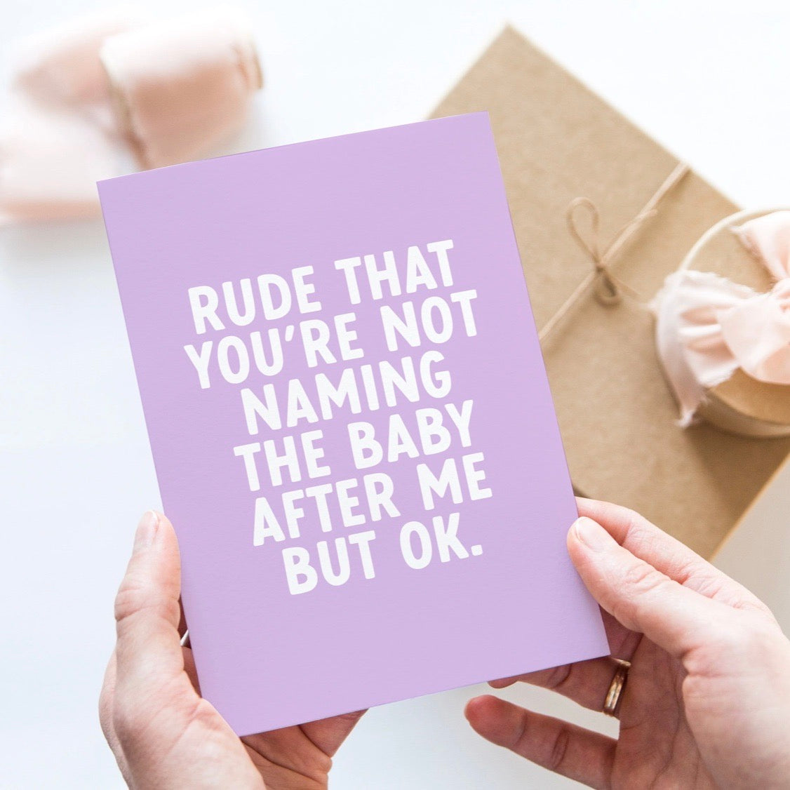 Creativien | Rude... Baby Shower Card