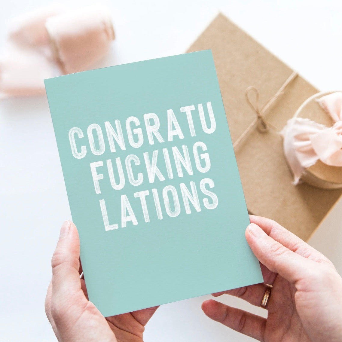 Creativien | Congratufuckinglations Card