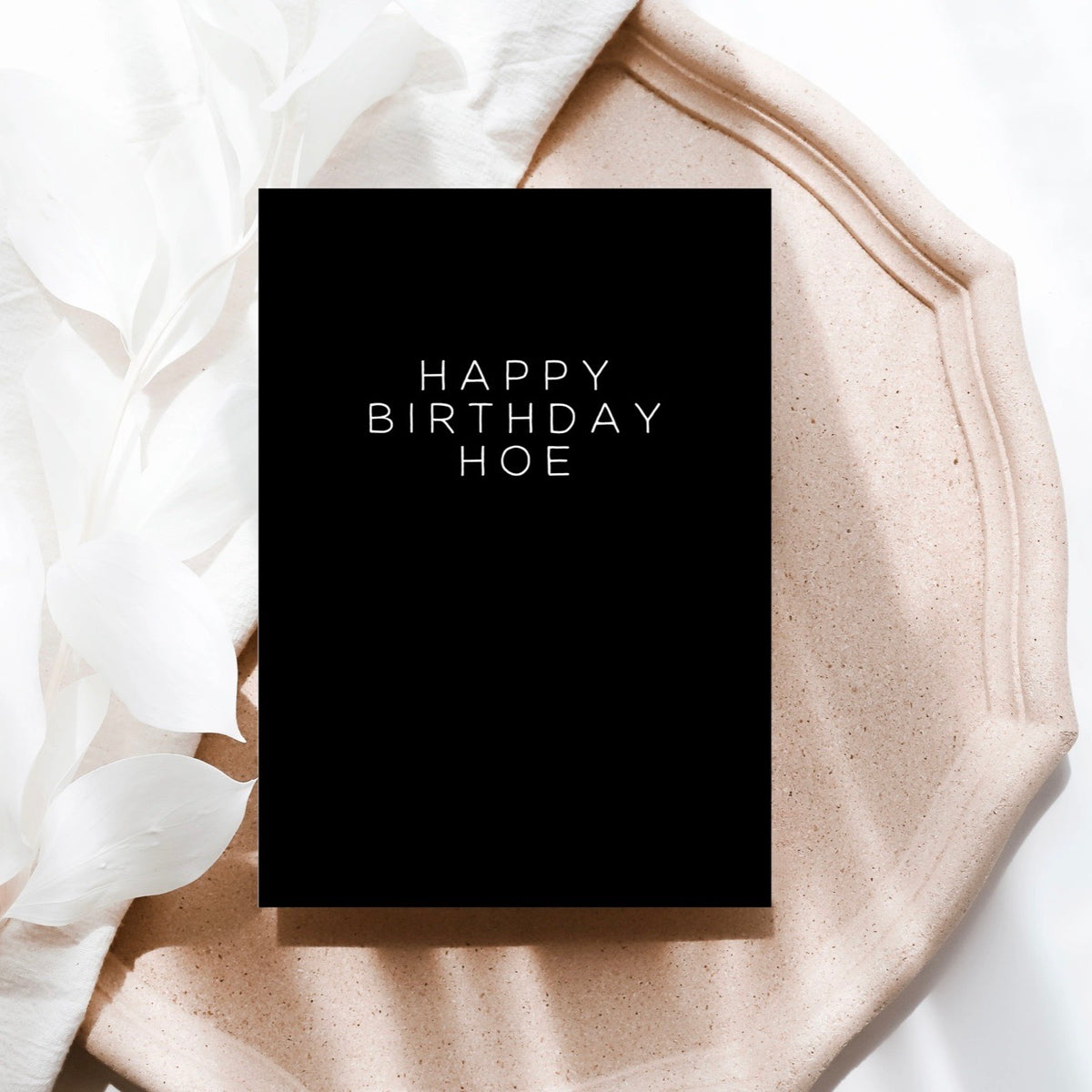 Creativien | Happy Birthday Hoe Birthday Card