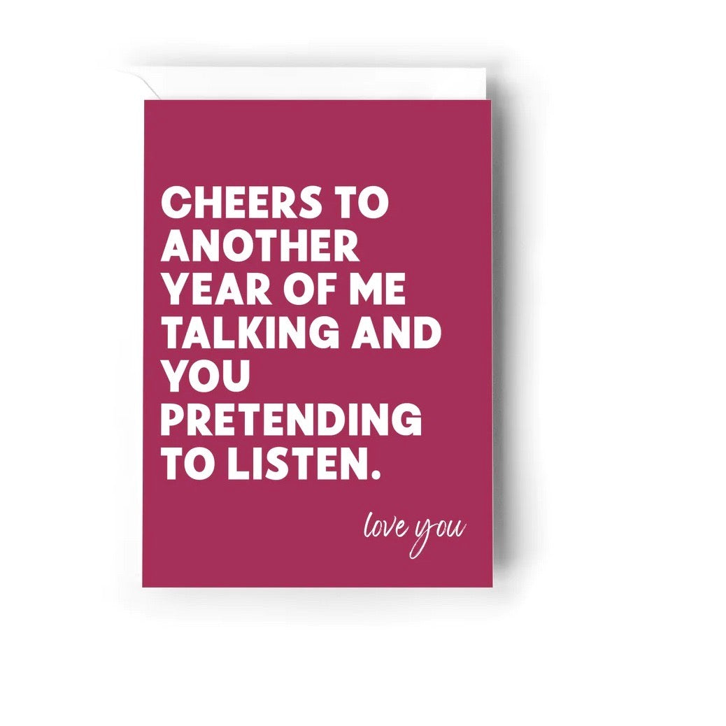 Creativien | Cheers to another year of me talking Greeting Card