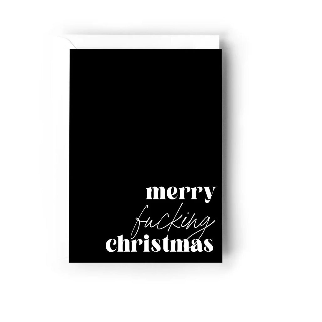 Creativien | Merry fucking Christmas Greeting Card