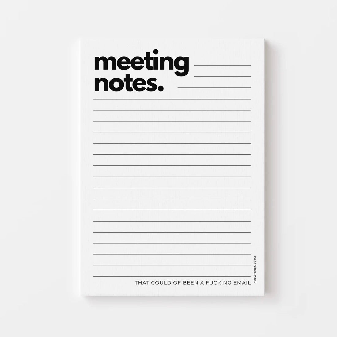 Creativien | Meeting Notes- Notepad