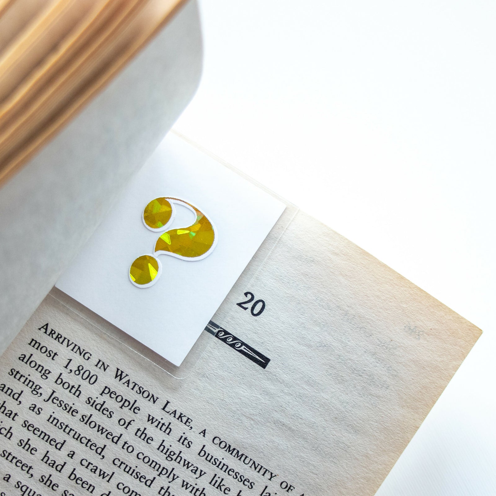 Mystery Bookmark in Book