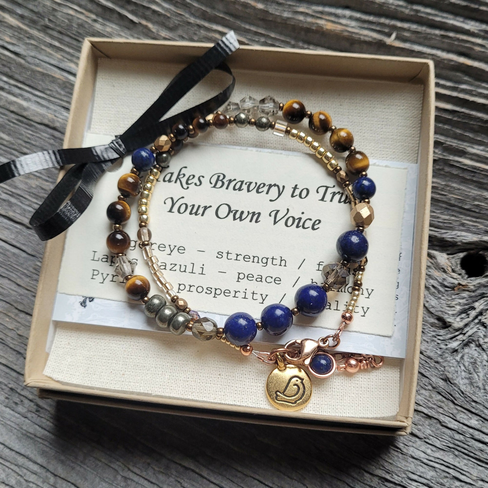 Dark Horse Designs | It Takes Bravery To Trust Your Own Voice Bracelet/Necklace