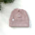 Pink Waffle Knit Beanie 2