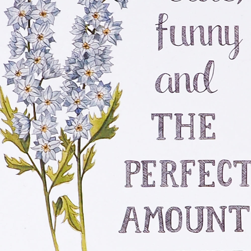 Naughty Florals | Card | You're Cute, Funny and the Perfect Amount of Weird Card