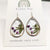 BubblePop | Handmade resin earrings with pressed Sweet Alyssum