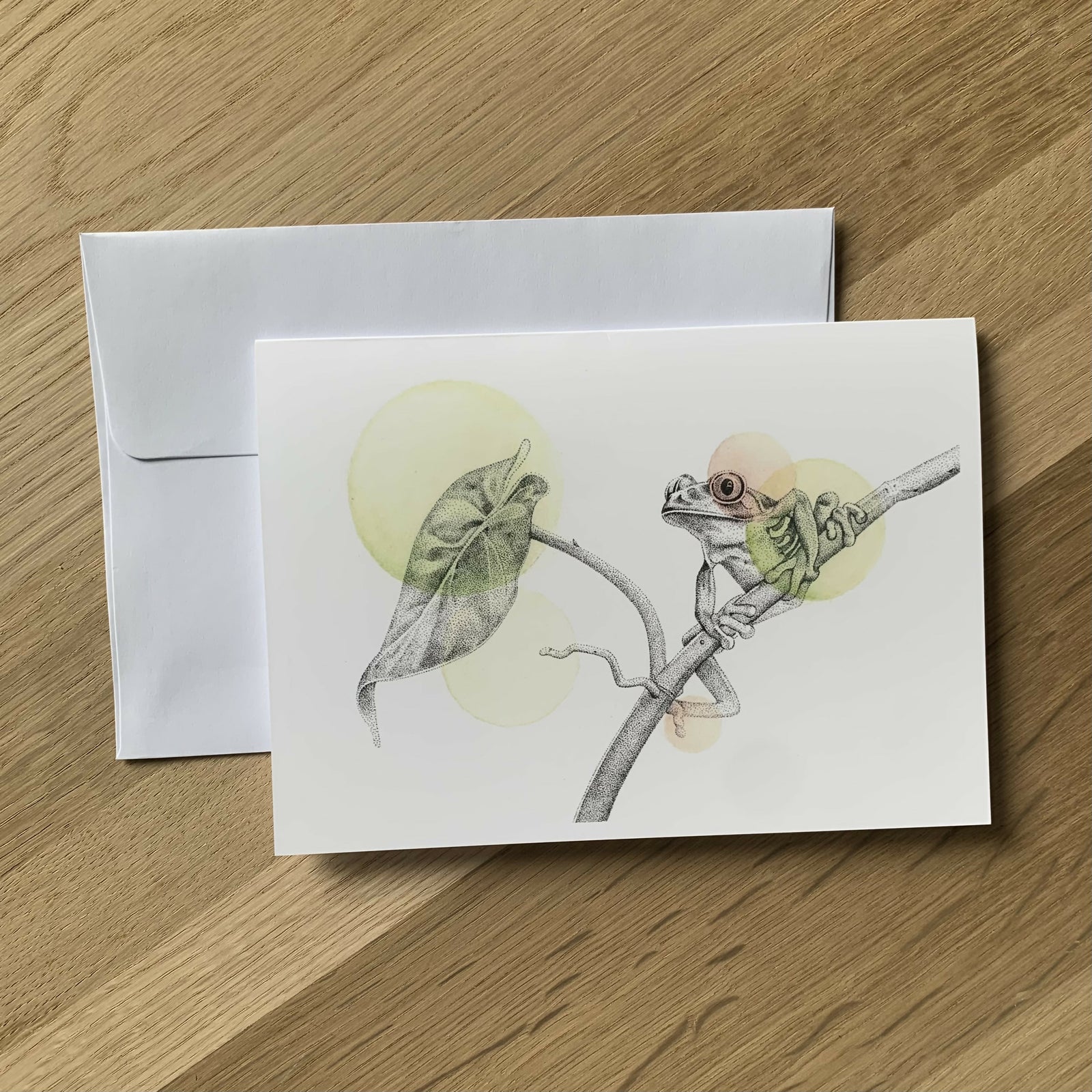 Lisa Mitchell Art | Frog Art Card