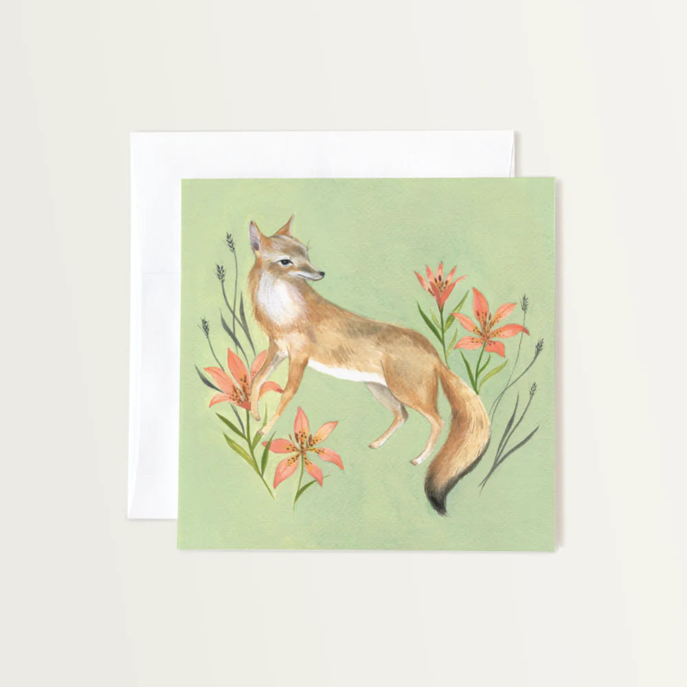 Emilie Simpson Art and Design | Swift Fox Card