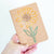 Created by LDBankey | Hand Stitched Sunflower Notebooks with decorative paper