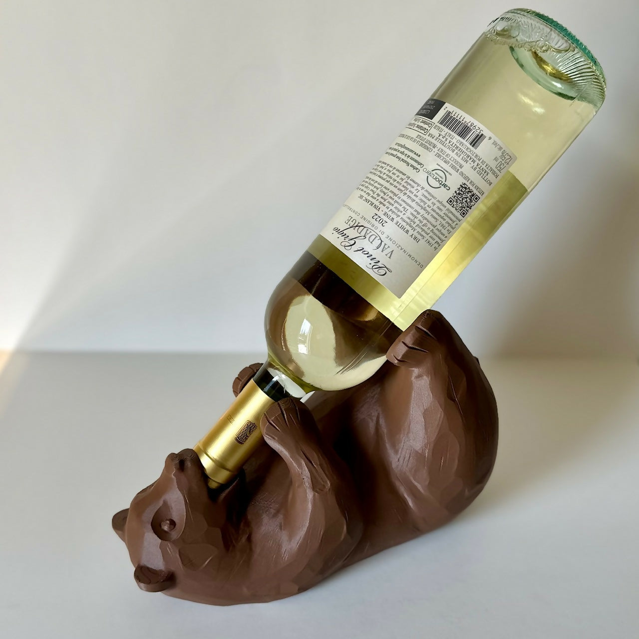 Maple Works Designs | 3D Printed Brown Bear Bottle Holder