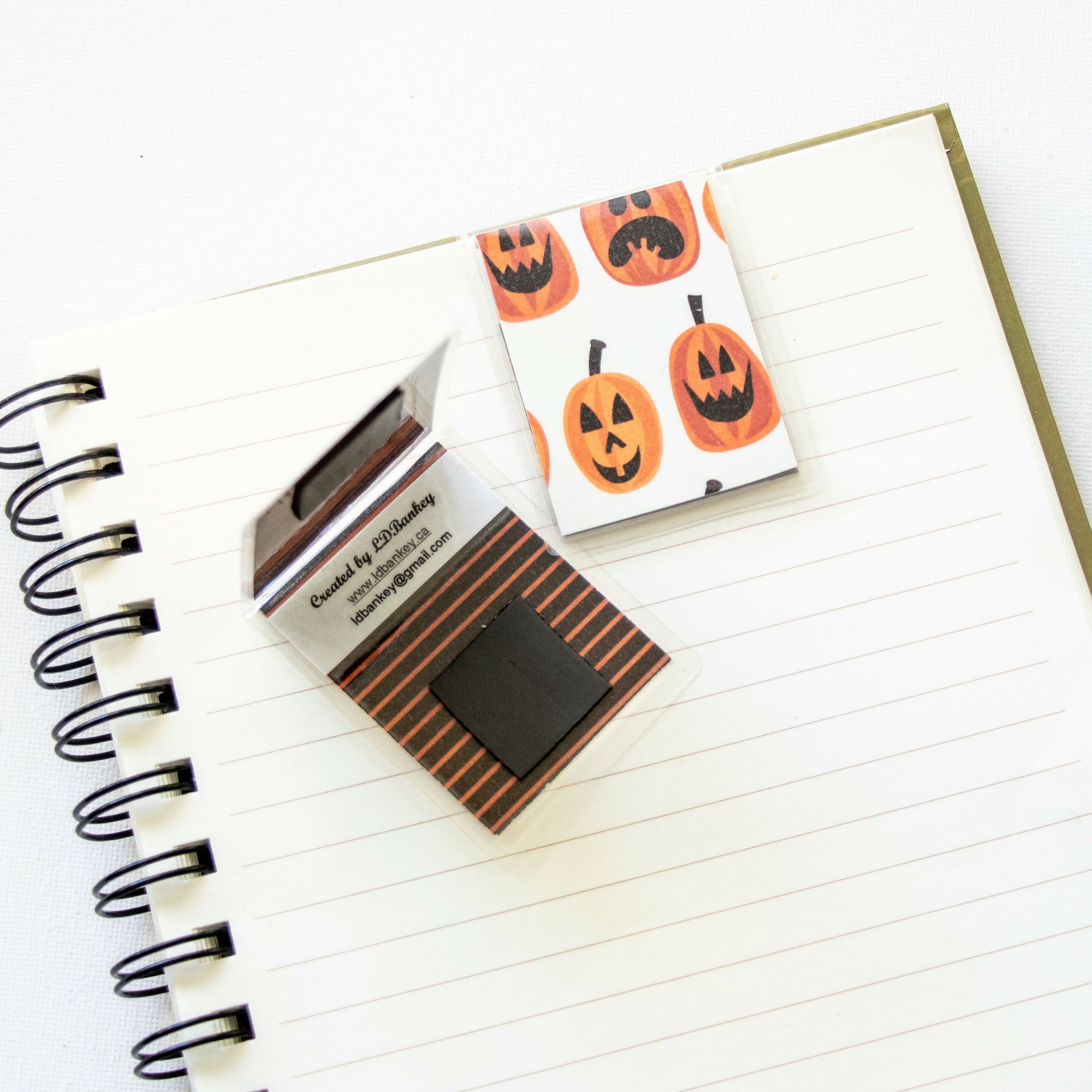 Created by LDBankey | Jack O Lantern Magnetic Bookmark