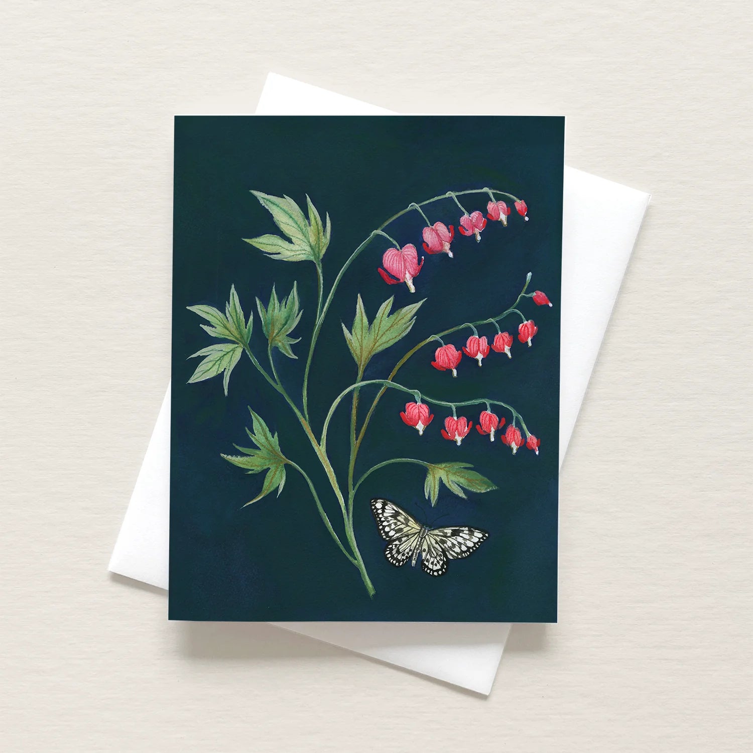 Emilie Simpson Art and Design | Bleeding Heart Card