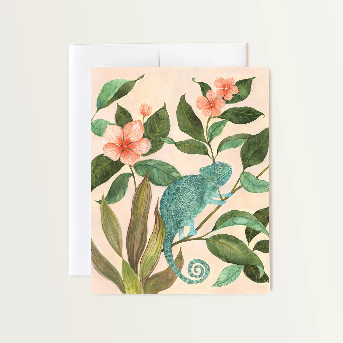 Emilie Simpson Art and Design | Chameleon Card