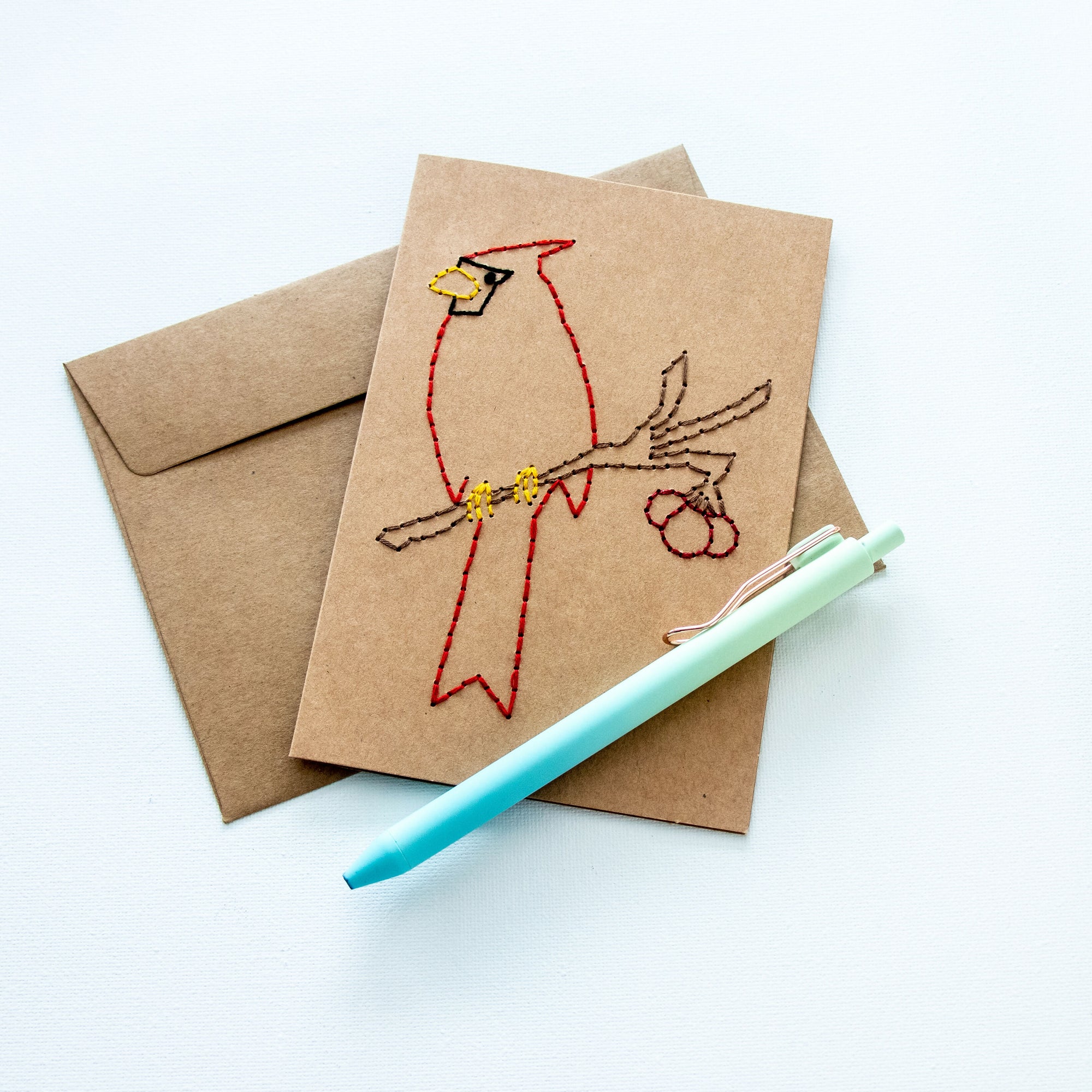 Cardinal Notecard with pen