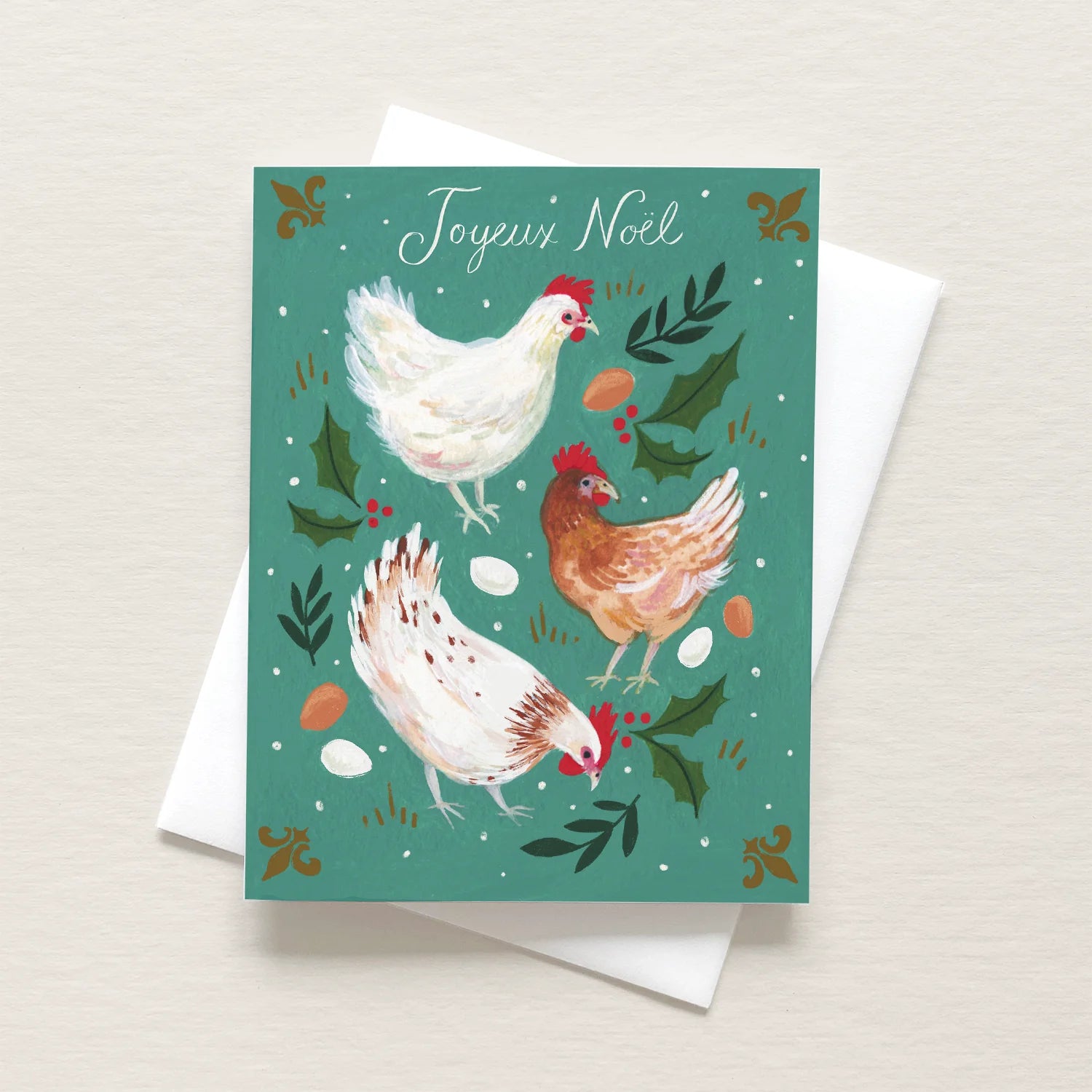 Emilie Simpson Art and Design | Chickens card