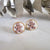 DewDrop Inc.  | Gingerbread Button Stud Polymer Clay Earrings