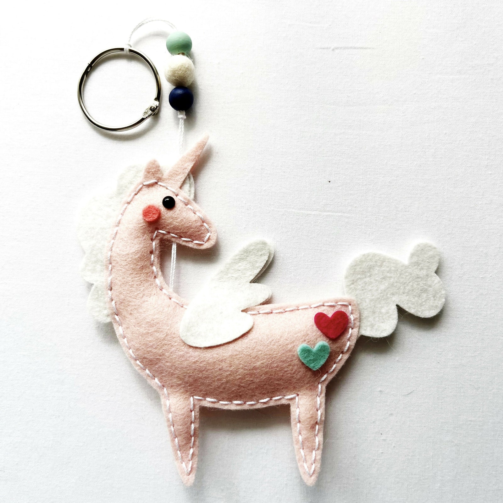 The Annex Felt Studio | Car Charm: Unicorn