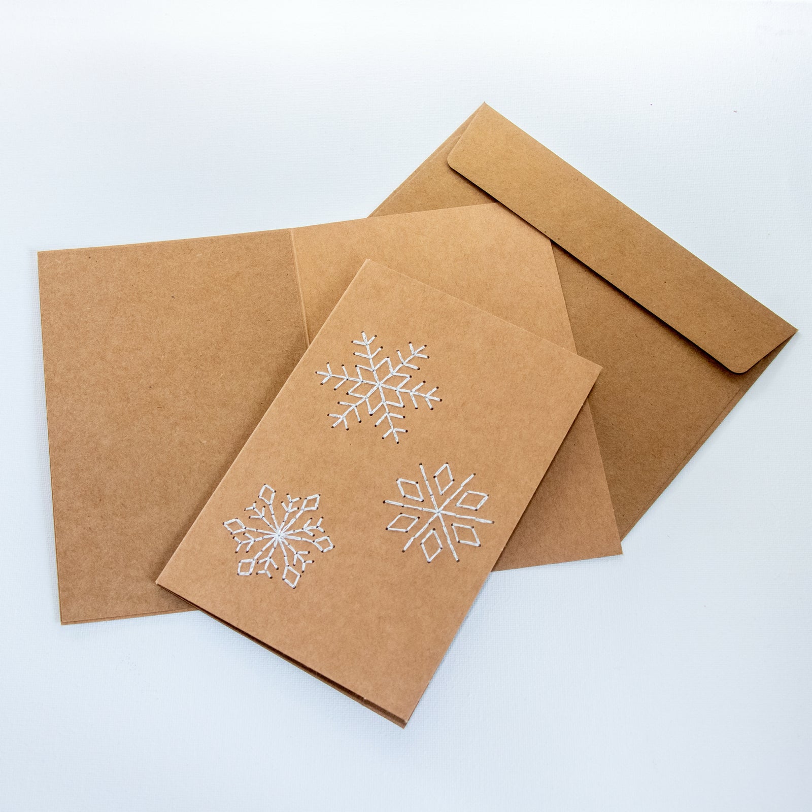 Snowflake Card 1 - White Sparkle (1)