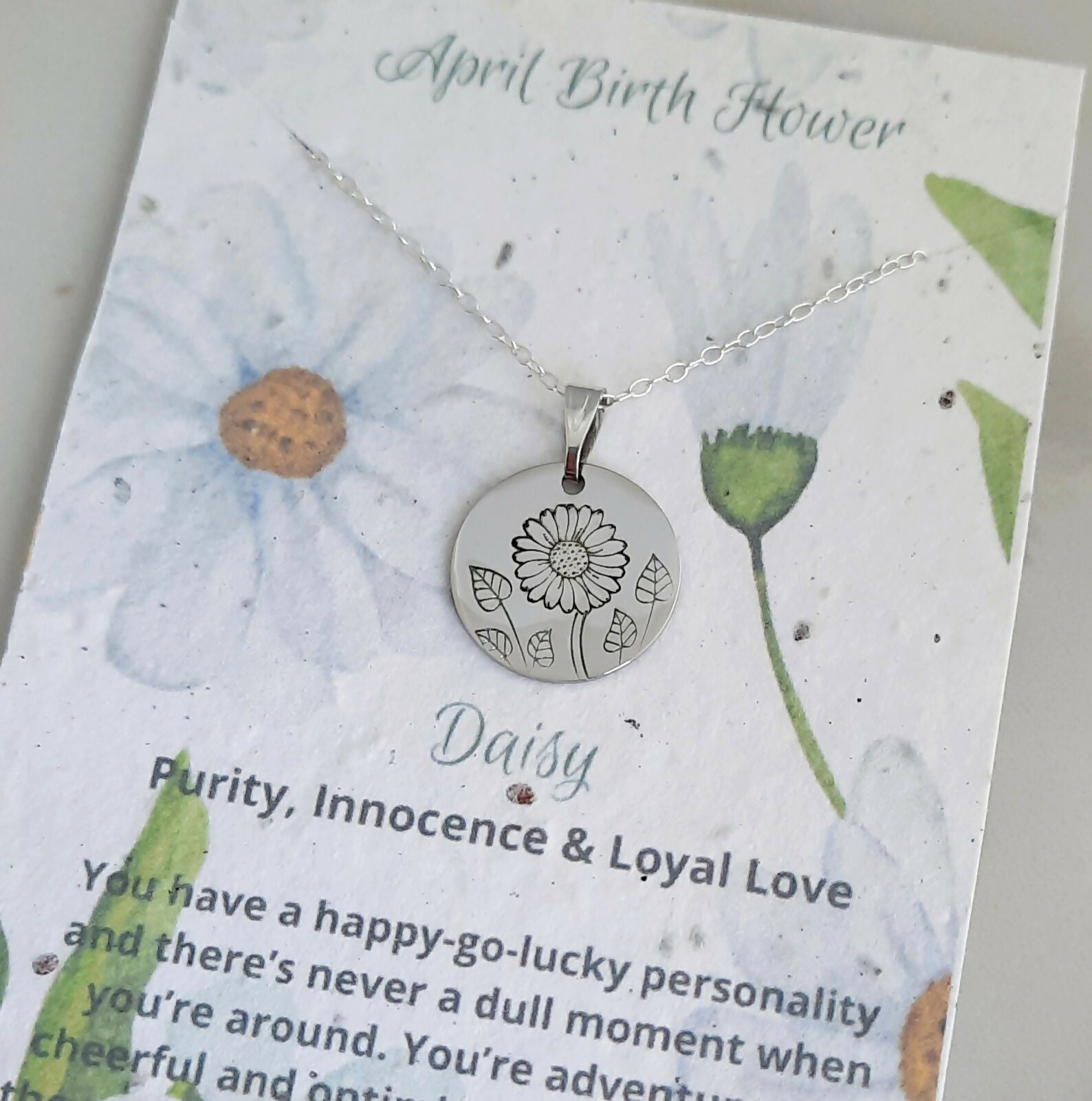 Soul Scribe Jewellery | Birth Flower Necklace