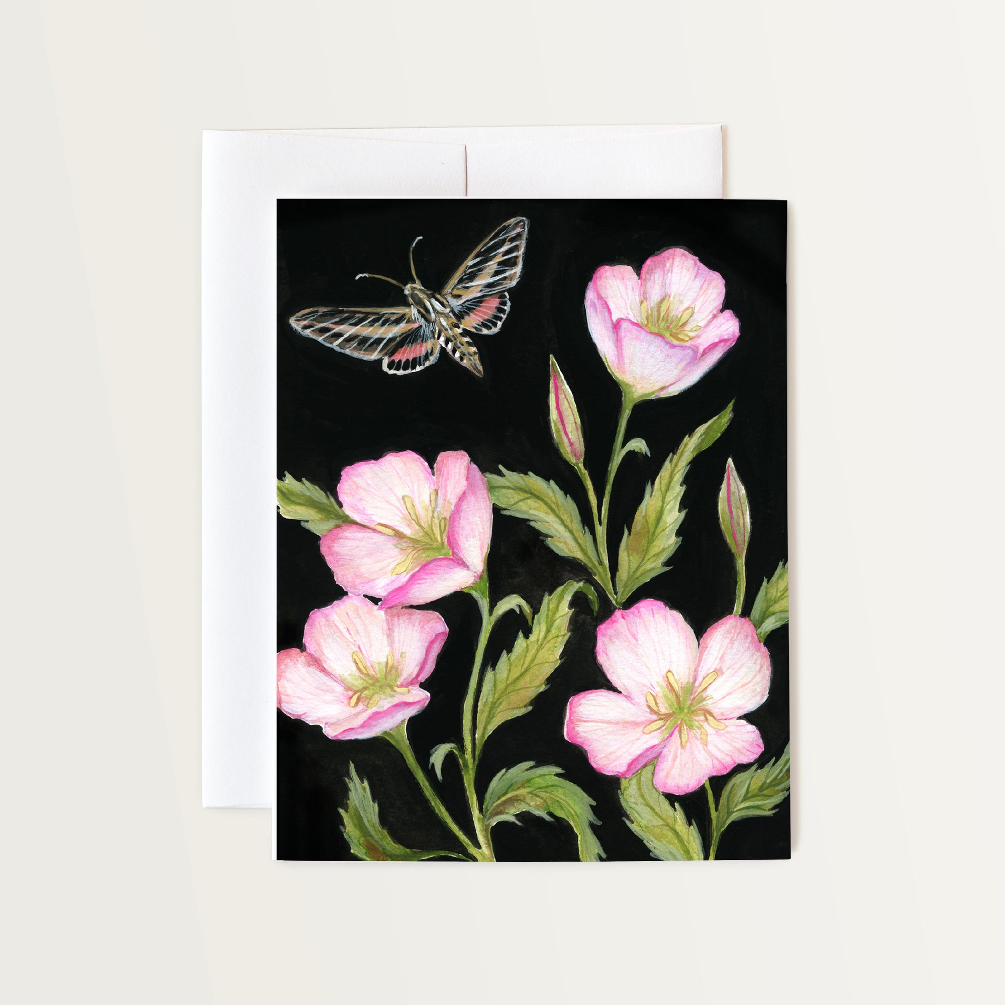Emilie Simpson Art and Design | Evening Primrose Card