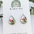 BubblePop | Handmade resin earrings with pressed Ferns