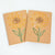 Created by LDBankey | Hand Stitched Sunflower Notebooks with decorative paper