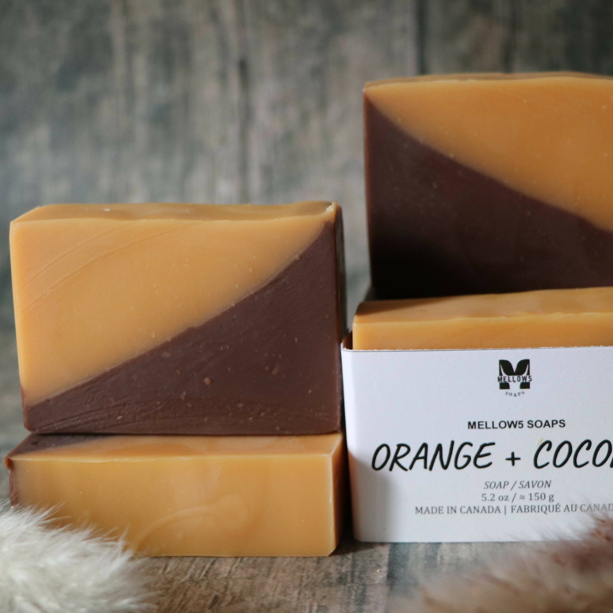 Mellow5 Soaps | Orange + Coconut Soap